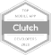Badge of Clutch for being a top mobile app development company